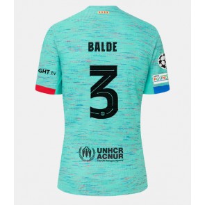 Barcelona Alejandro Balde #3 Tredje trøje 2023-24 Kort ærmer